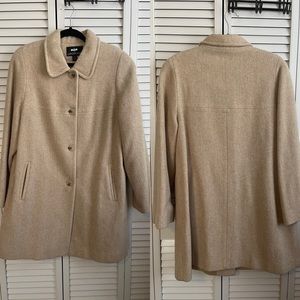 London Fog Wool Overcoat/Peacoat Size 14